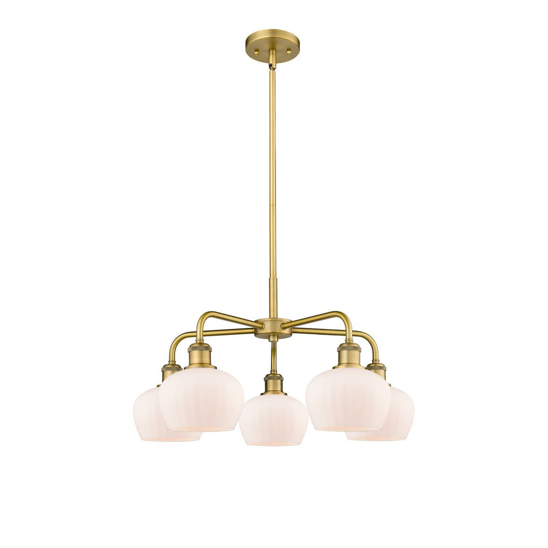 Innovations Downtown Urban 516-5CR-BB-G91 Chandelier Light - Brushed Brass