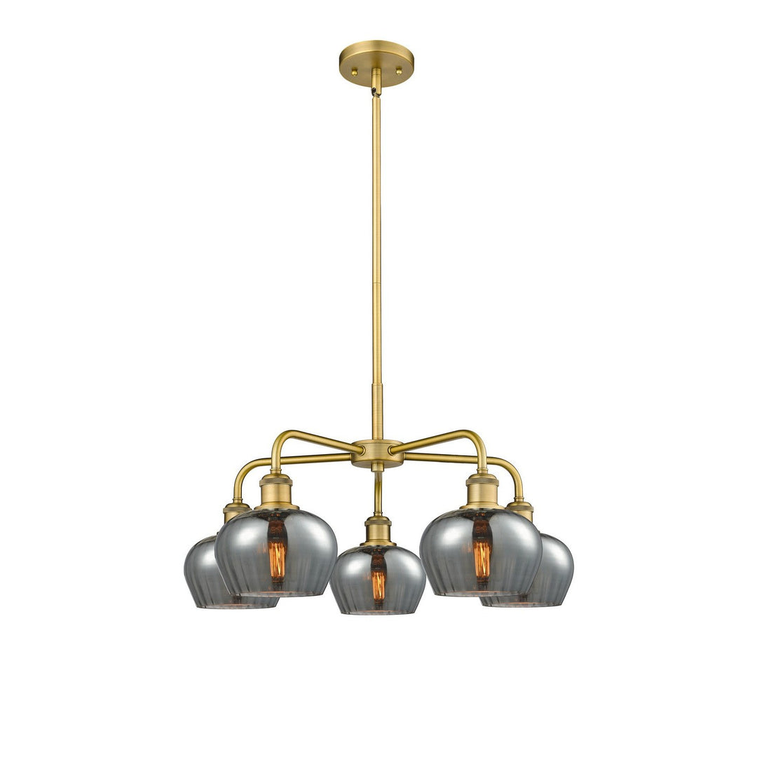 Innovations Downtown Urban 516-5CR-BB-G93 Chandelier Light - Brushed Brass