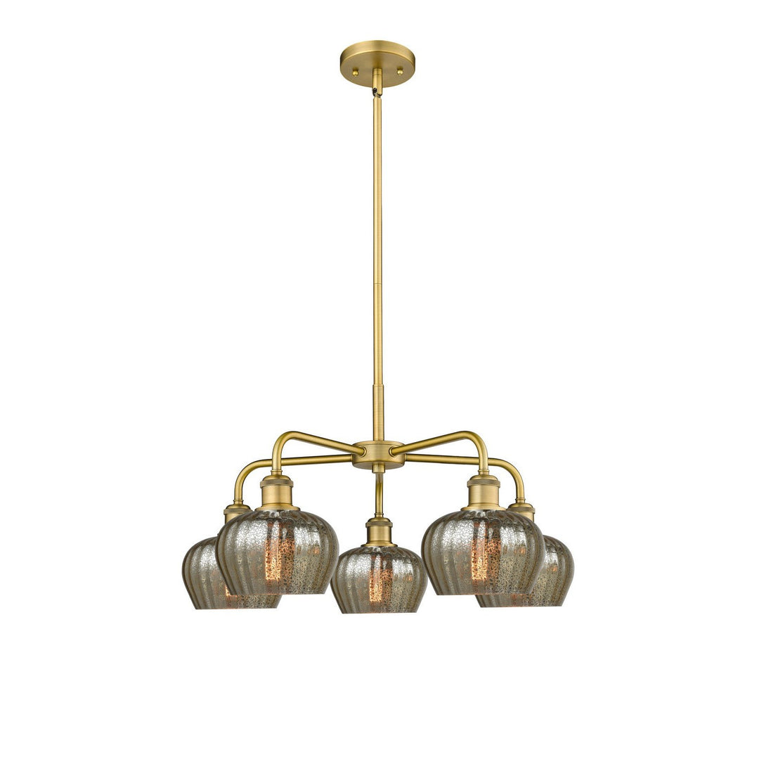 Innovations Downtown Urban 516-5CR-BB-G96 Chandelier Light - Brushed Brass