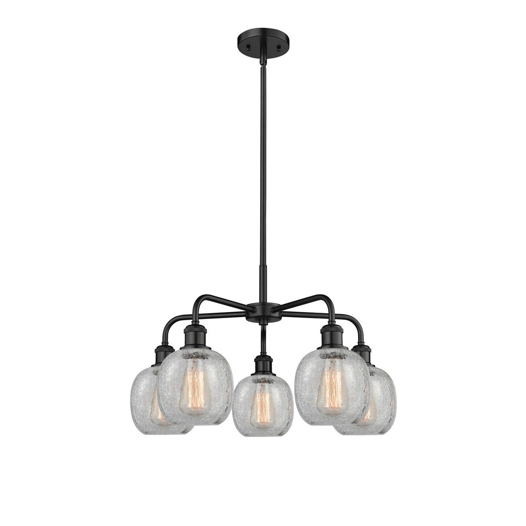 Innovations Downtown Urban 516-5CR-BK-G105 Chandelier Light - Matte Black