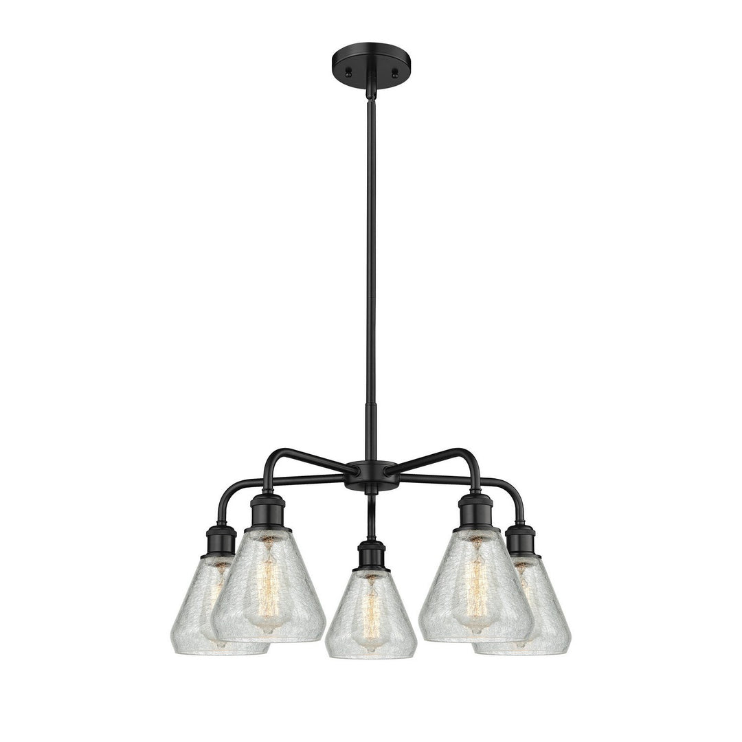 Innovations Downtown Urban 516-5CR-BK-G275 Chandelier Light - Matte Black