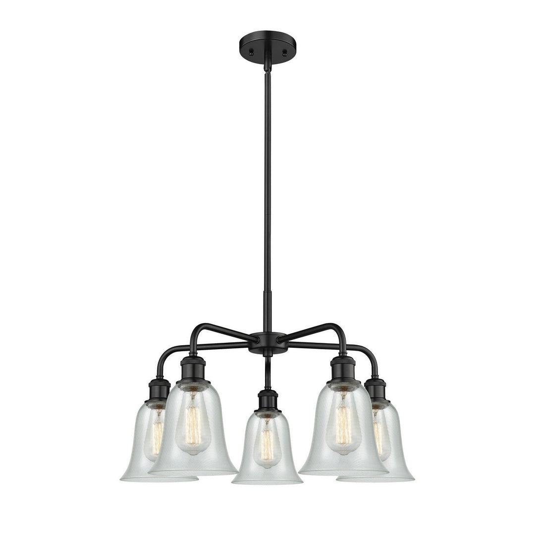 Innovations Downtown Urban 516-5CR-BK-G2812 Chandelier Light - Matte Black