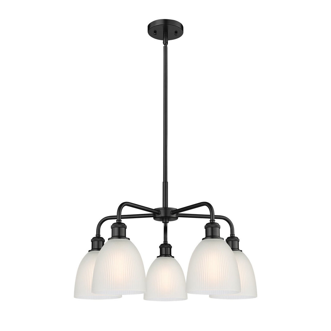 Innovations Downtown Urban 516-5CR-BK-G381 Chandelier Light - Matte Black