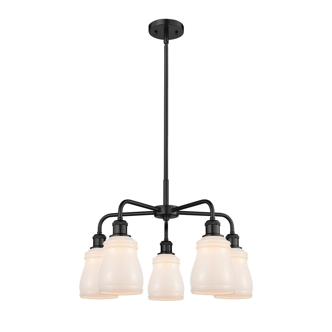 Innovations Downtown Urban 516-5CR-BK-G391 Chandelier Light - Matte Black