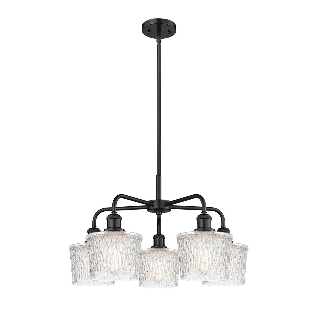 Innovations Downtown Urban 516-5CR-BK-G402 Chandelier Light - Matte Black