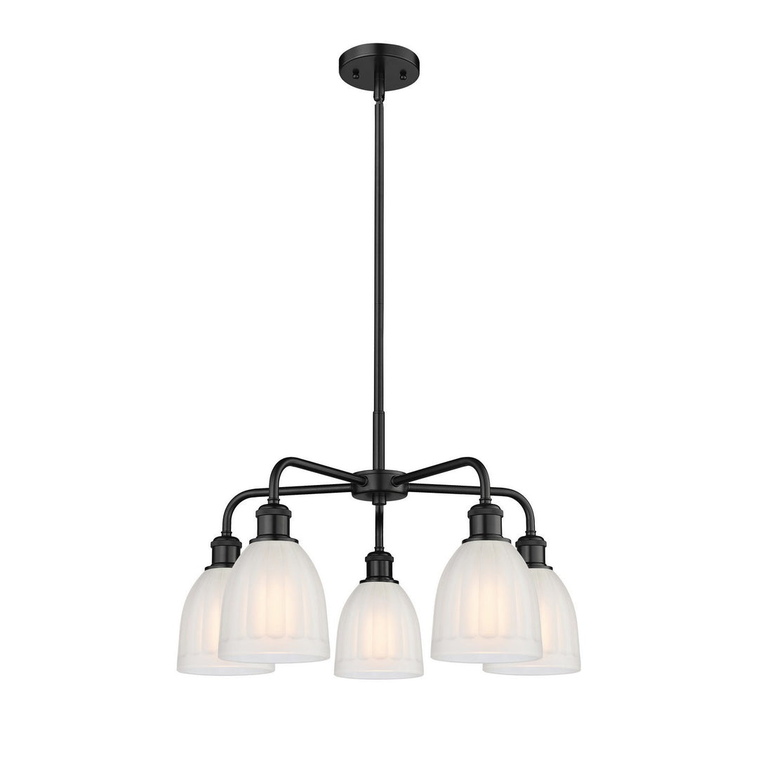 Innovations Downtown Urban 516-5CR-BK-G441 Chandelier Light - Matte Black