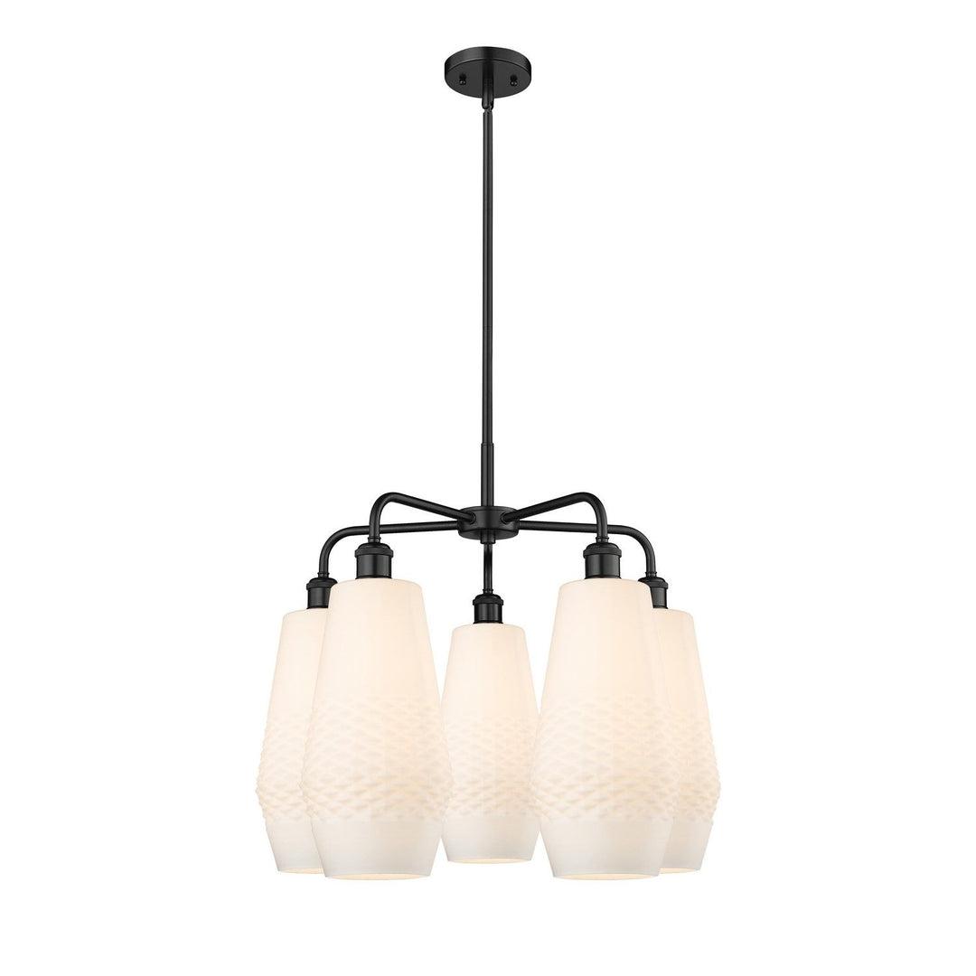 Innovations Downtown Urban 516-5CR-BK-G681-7 Chandelier Light - Matte Black