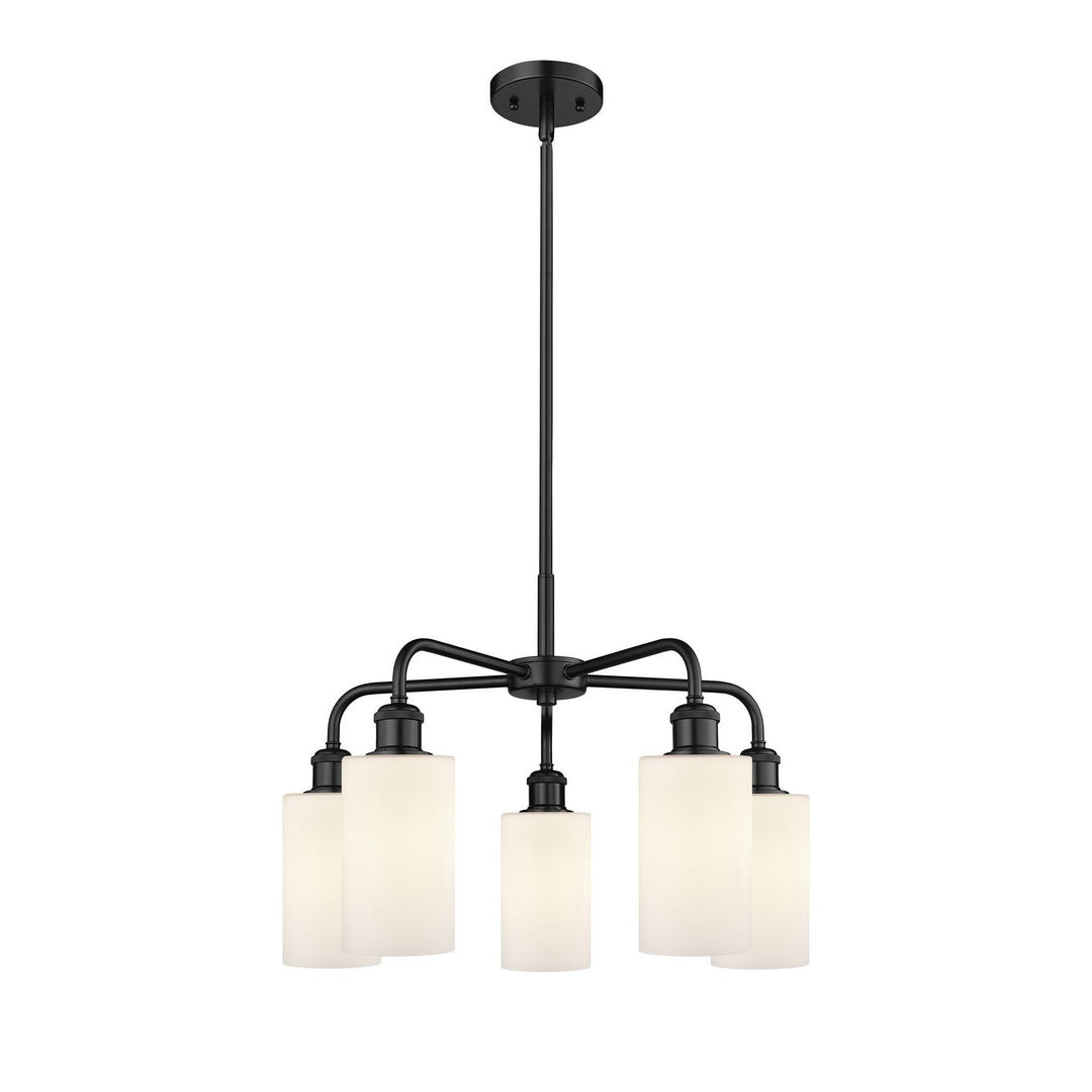 Innovations Downtown Urban 516-5CR-BK-G801 Chandelier Light - Matte Black