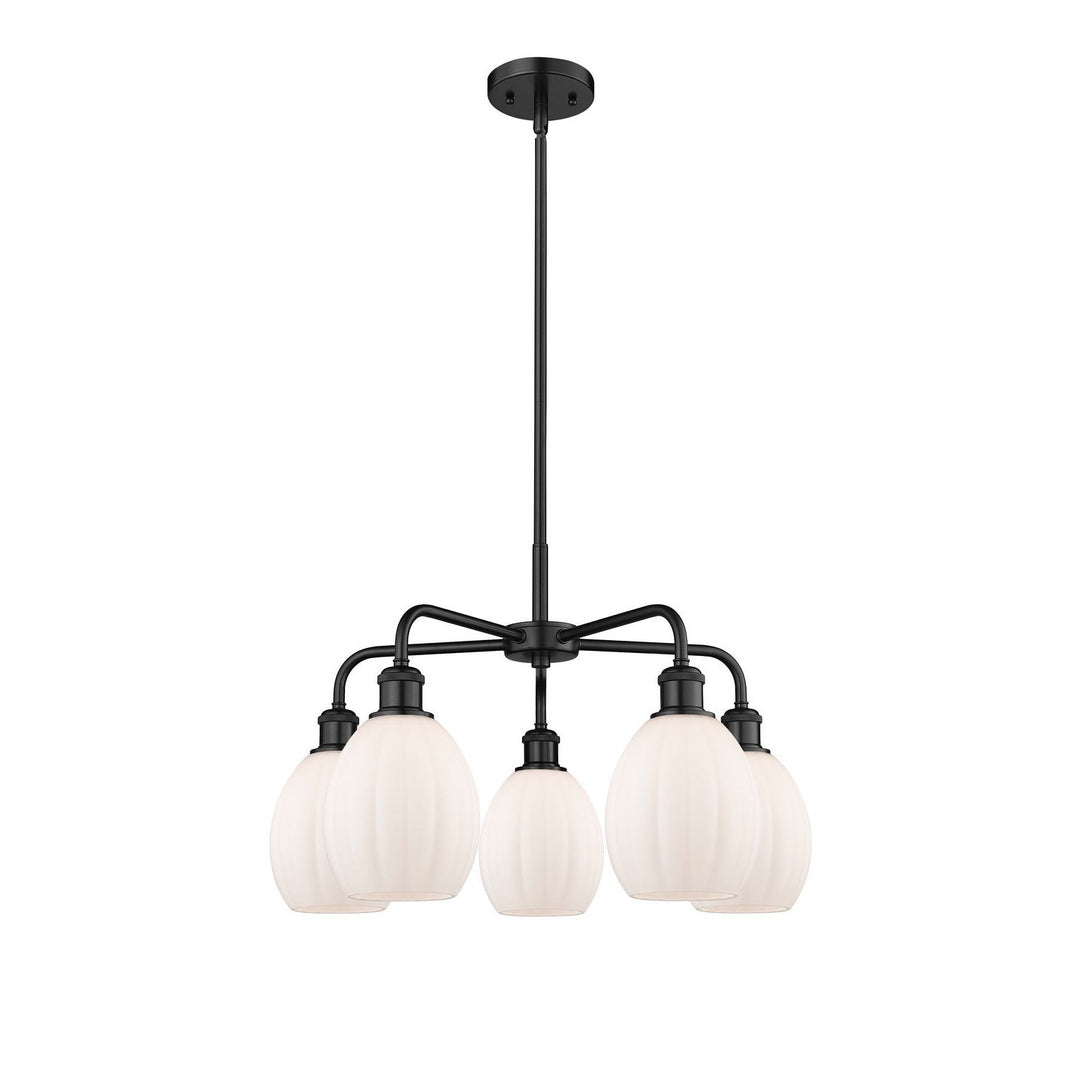 Innovations Downtown Urban 516-5CR-BK-G81 Chandelier Light - Matte Black