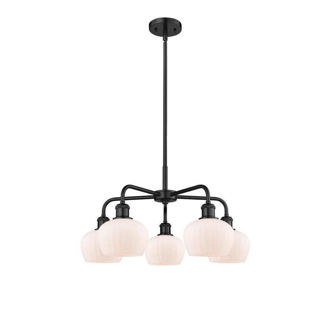 Innovations Downtown Urban 516-5CR-BK-G91 Chandelier Light - Matte Black