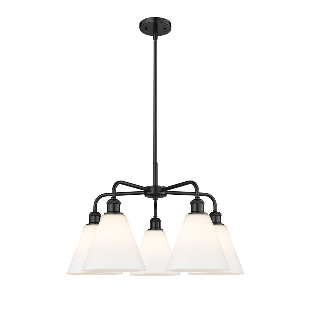 Innovations Downtown Urban 516-5CR-BK-GBC-81 Chandelier Light - Matte Black