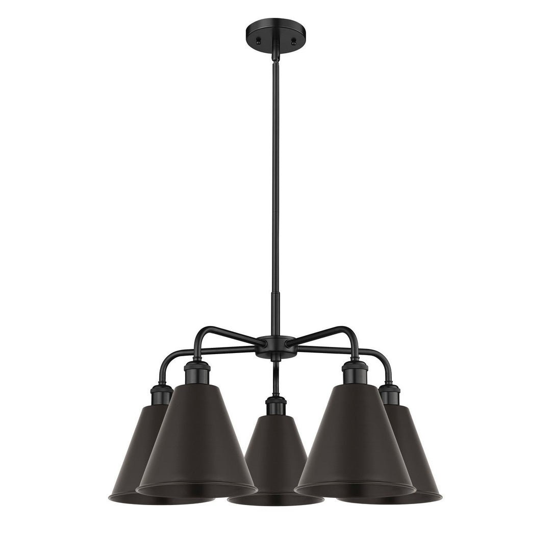 Innovations Downtown Urban 516-5CR-BK-MBC-8-BK Chandelier Light - Matte Black