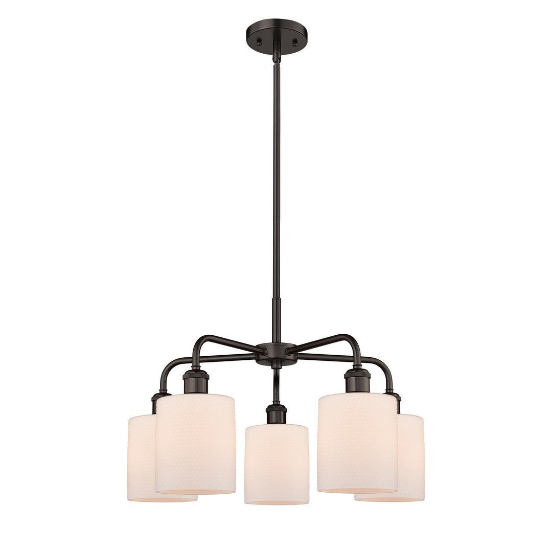 Innovations Downtown Urban 516-5CR-OB-G111 Chandelier Light - Oil Rubbed Bronze