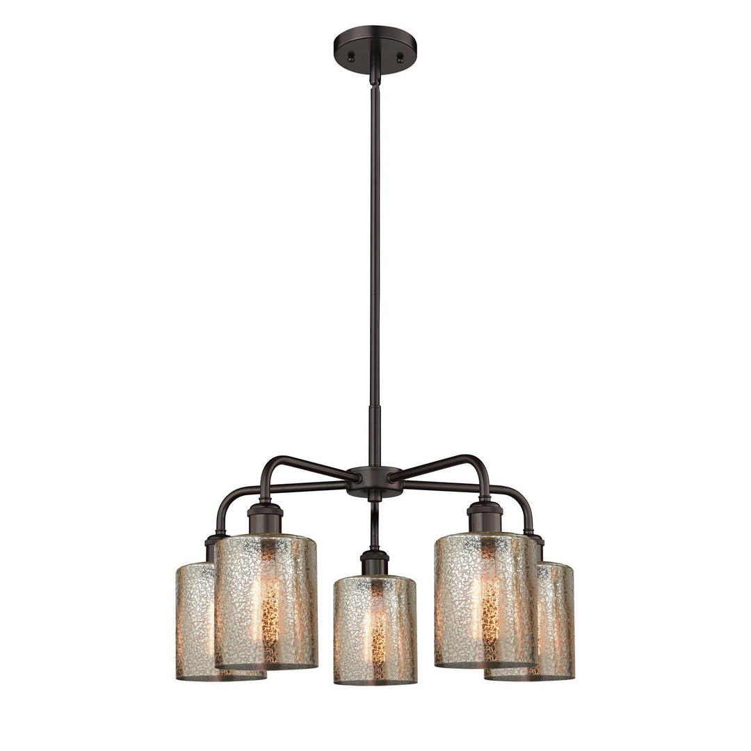 Innovations Downtown Urban 516-5CR-OB-G116 Chandelier Light - Oil Rubbed Bronze