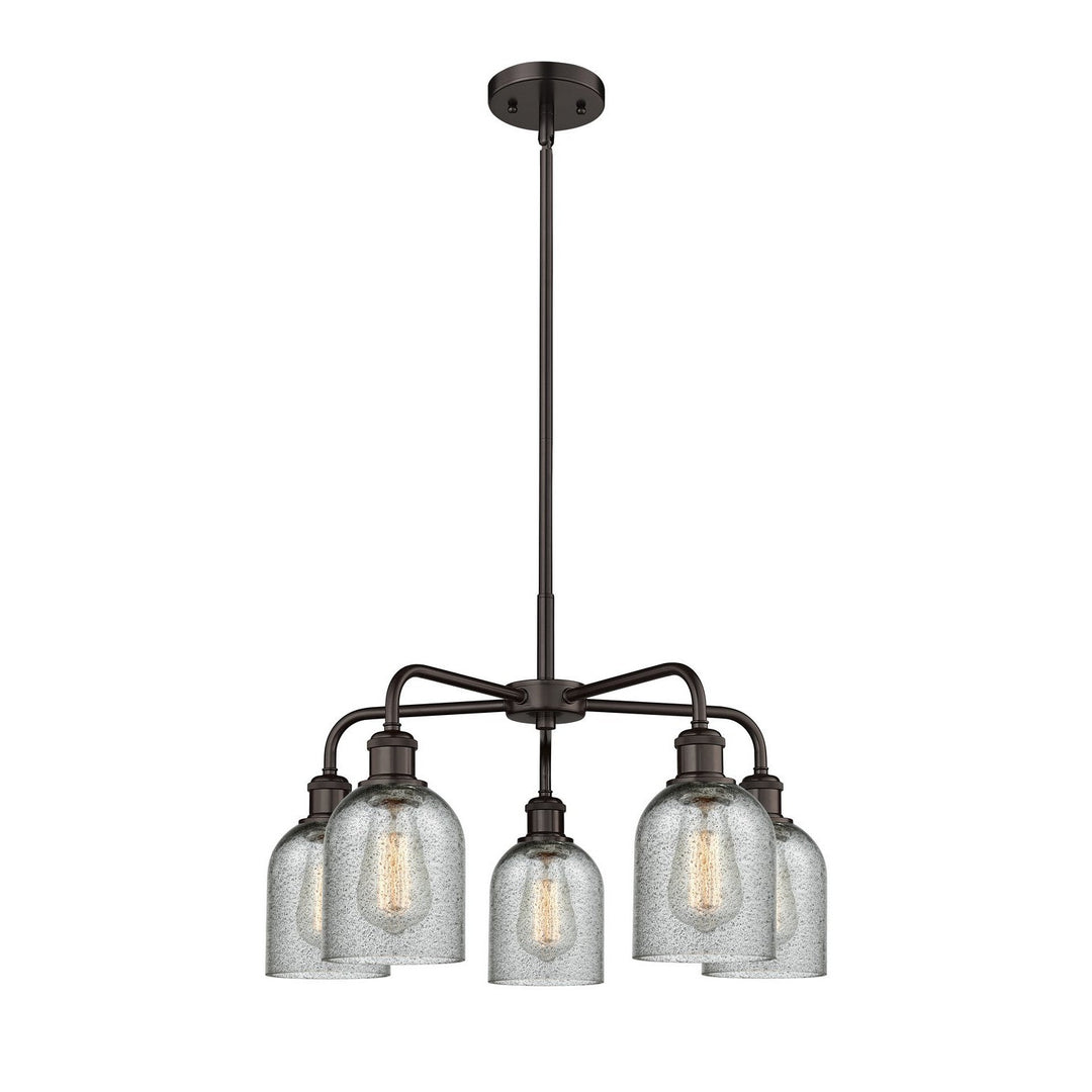 Innovations Downtown Urban 516-5CR-OB-G257 Chandelier Light - Oil Rubbed Bronze