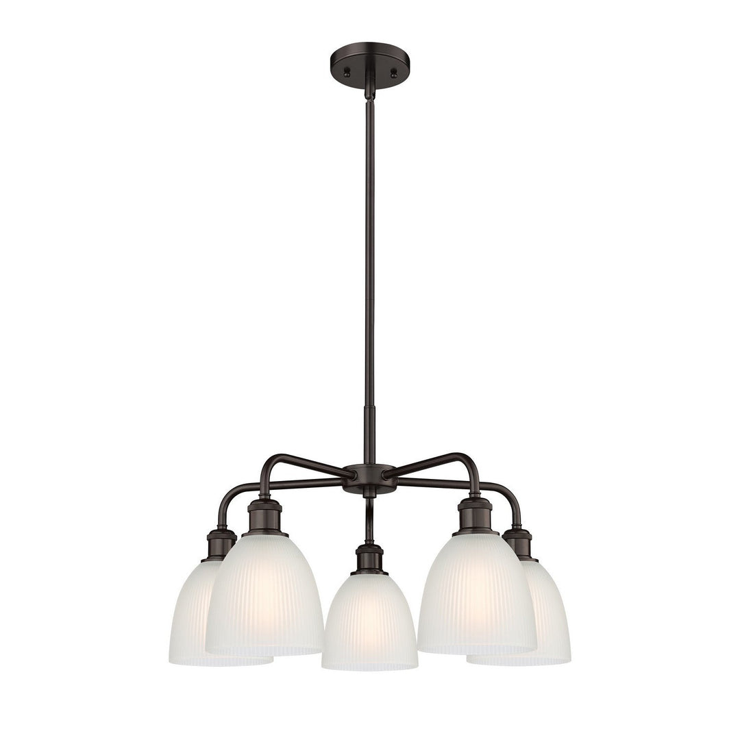 Innovations Downtown Urban 516-5CR-OB-G381 Chandelier Light - Oil Rubbed Bronze