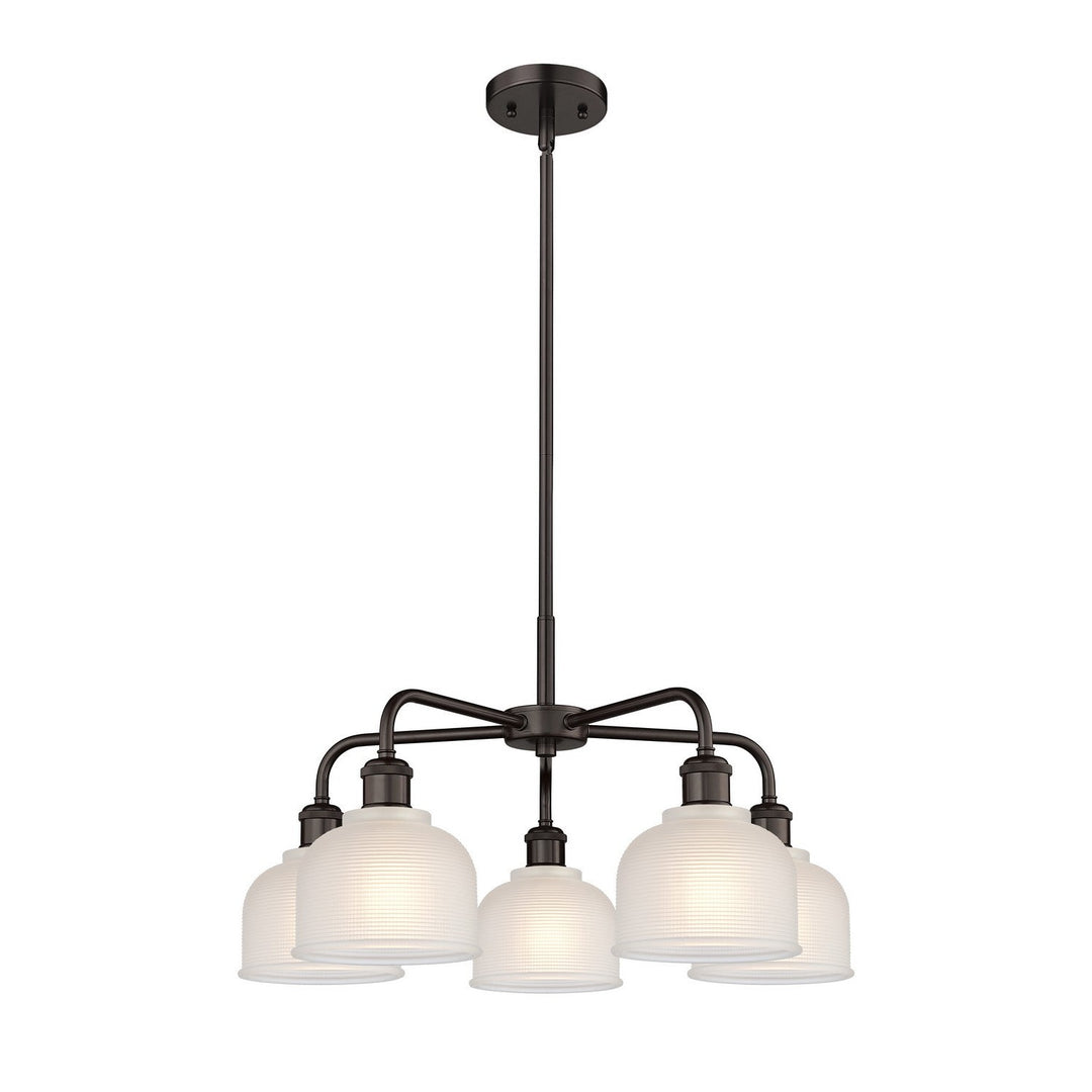 Innovations Downtown Urban 516-5CR-OB-G411 Chandelier Light - Oil Rubbed Bronze