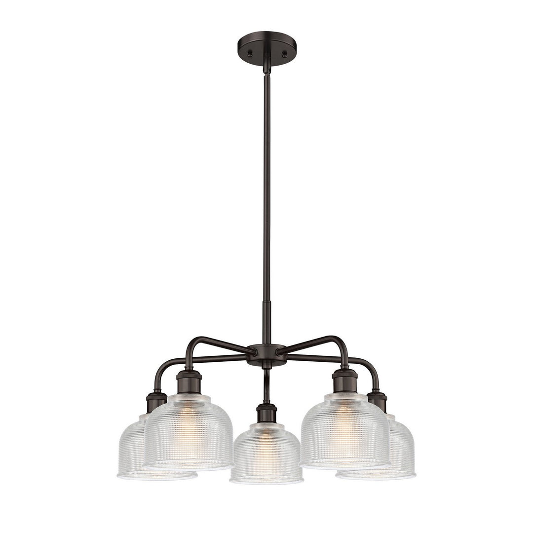 Innovations Downtown Urban 516-5CR-OB-G412 Chandelier Light - Oil Rubbed Bronze