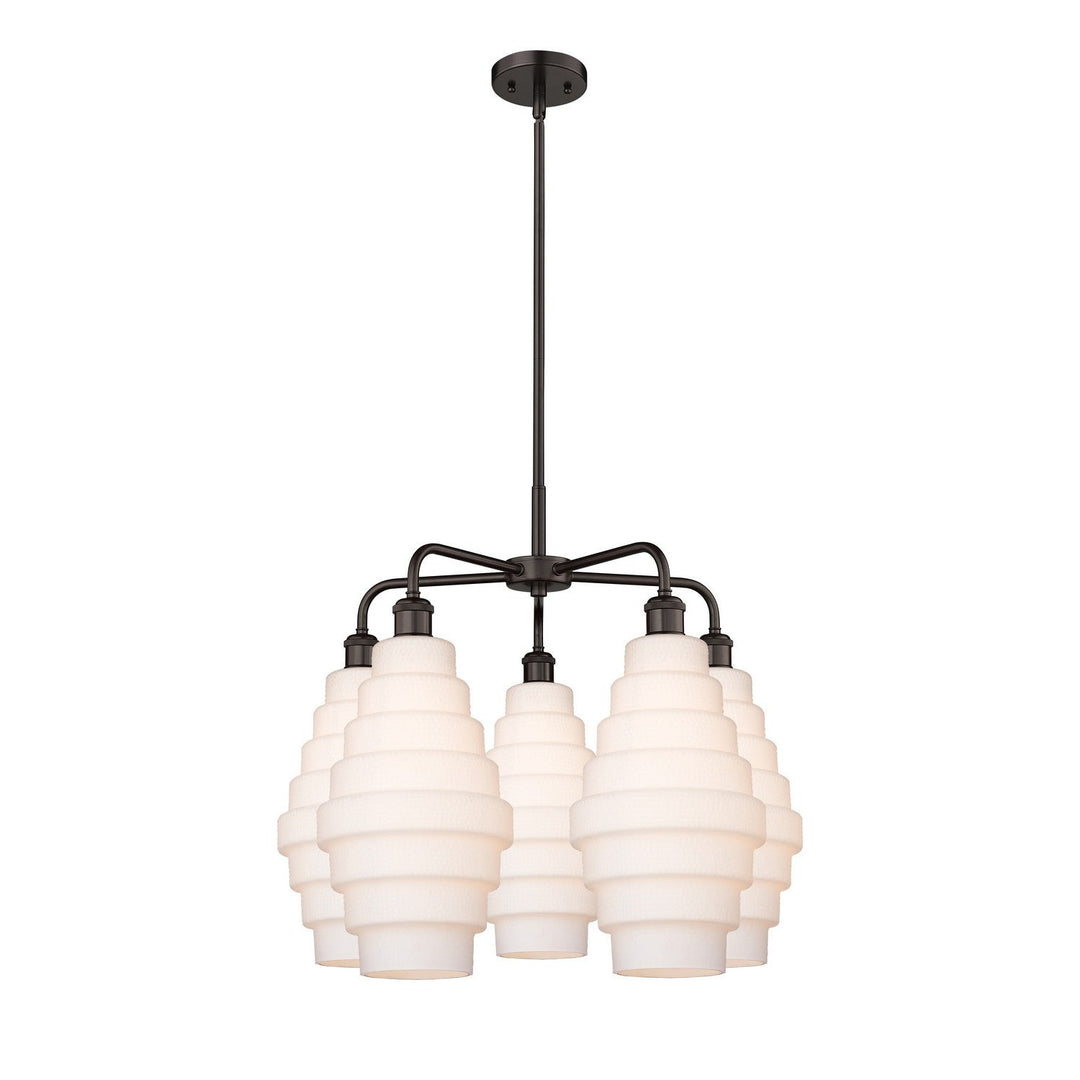 Innovations Downtown Urban 516-5CR-OB-G671-8 Chandelier Light - Oil Rubbed Bronze