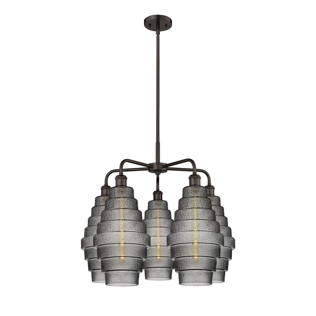 Innovations Downtown Urban 516-5CR-OB-G673-8 Chandelier Light - Oil Rubbed Bronze