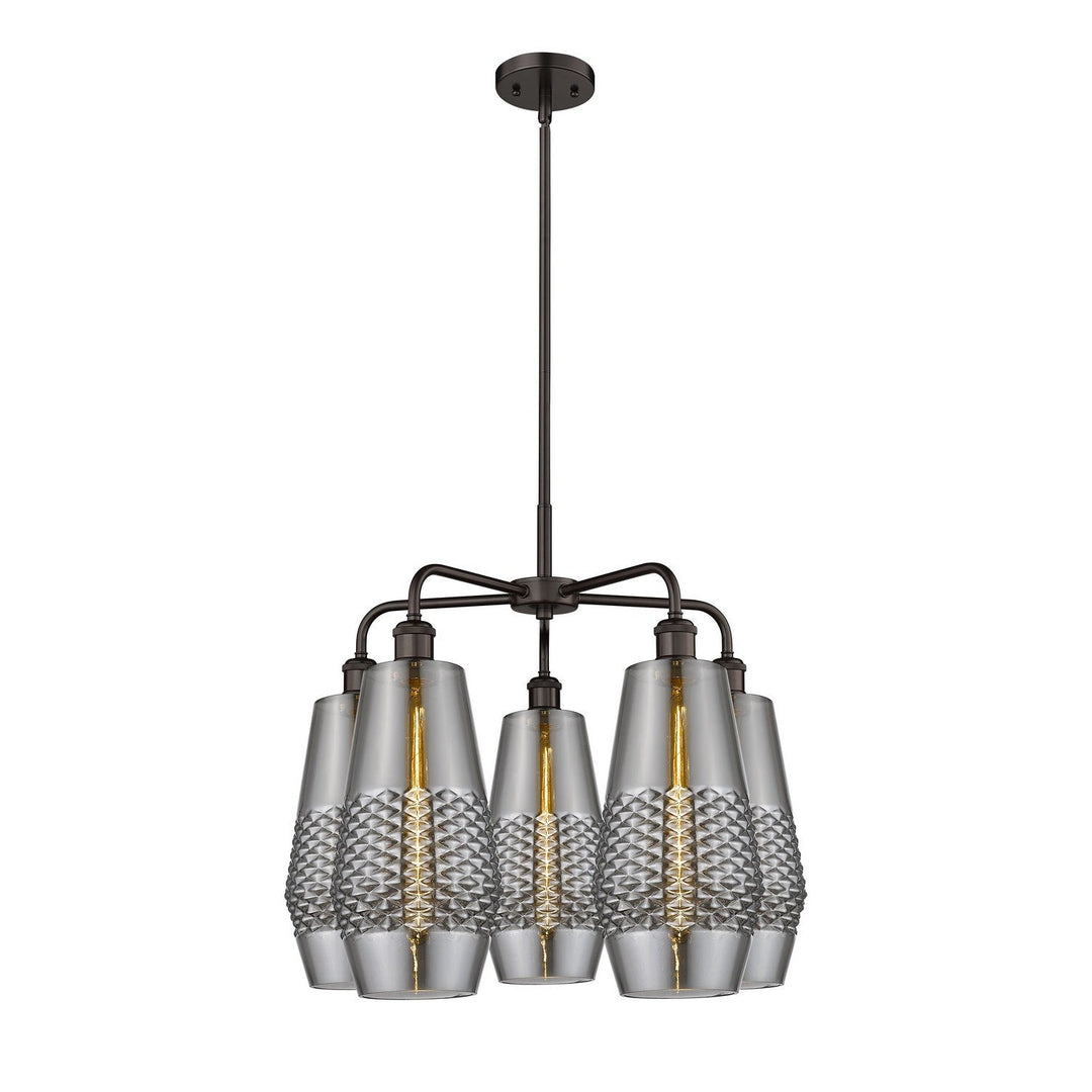 Innovations Downtown Urban 516-5CR-OB-G683-7 Chandelier Light - Oil Rubbed Bronze