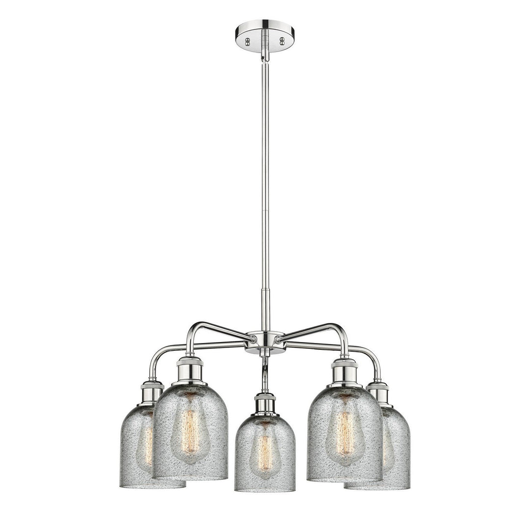 Innovations Downtown Urban 516-5CR-PC-G257 Chandelier Light - Polished Chrome