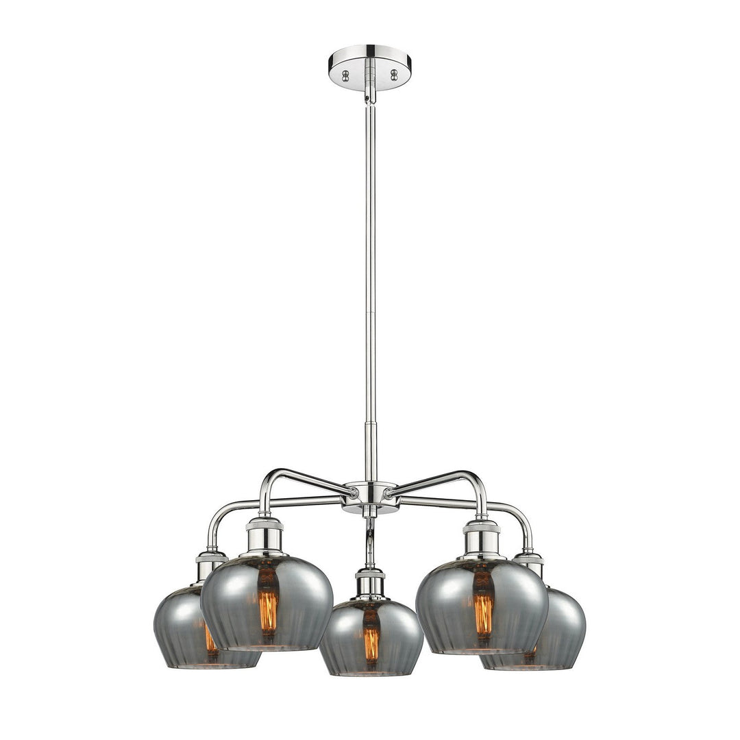 Innovations Downtown Urban 516-5CR-PC-G93 Chandelier Light - Polished Chrome