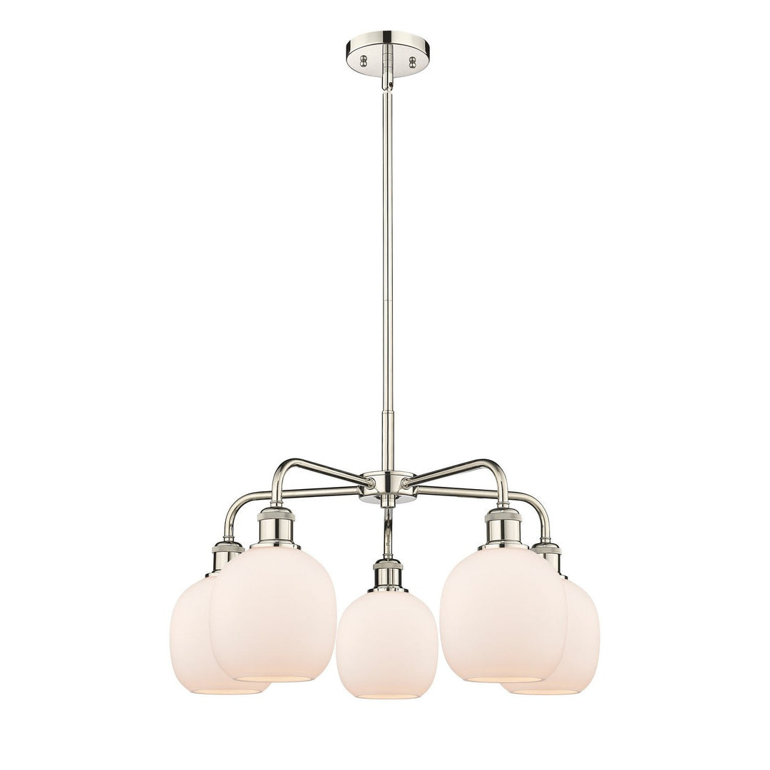 Innovations Downtown Urban 516-5CR-PN-G101 Chandelier Light - Polished Nickel