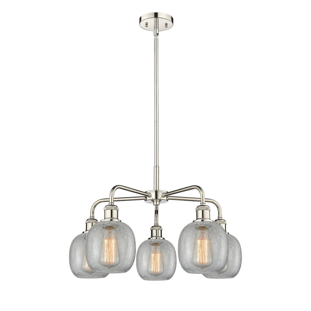 Innovations Downtown Urban 516-5CR-PN-G105 Chandelier Light - Polished Nickel