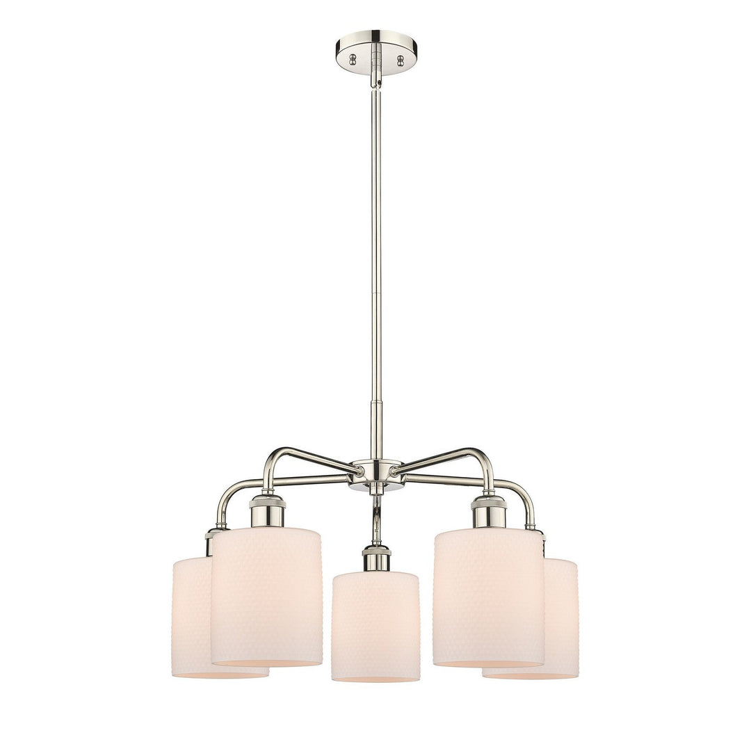 Innovations Downtown Urban 516-5CR-PN-G111 Chandelier Light - Polished Nickel