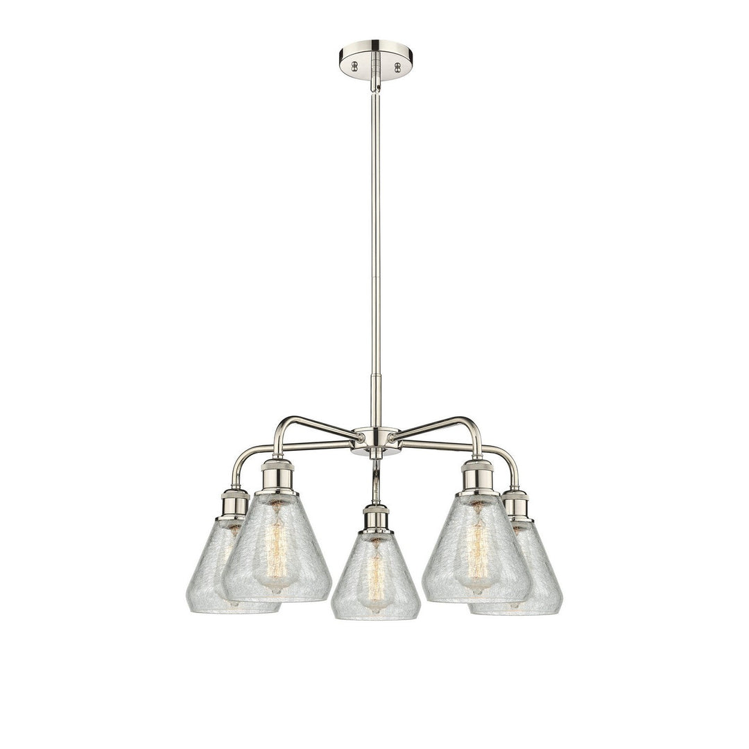 Innovations Downtown Urban 516-5CR-PN-G275 Chandelier Light - Polished Nickel