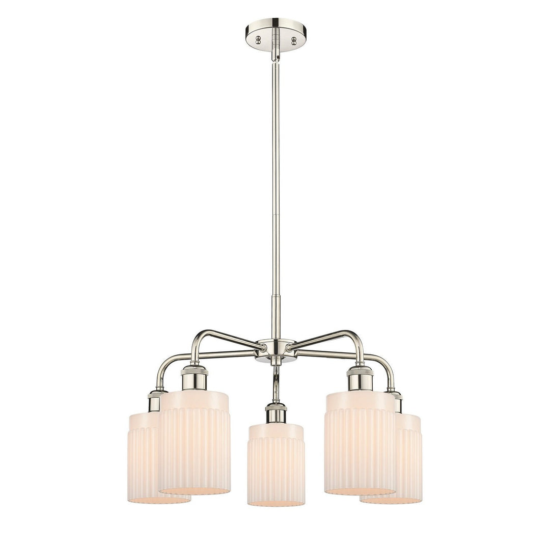 Innovations Downtown Urban 516-5CR-PN-G341 Chandelier Light - Polished Nickel