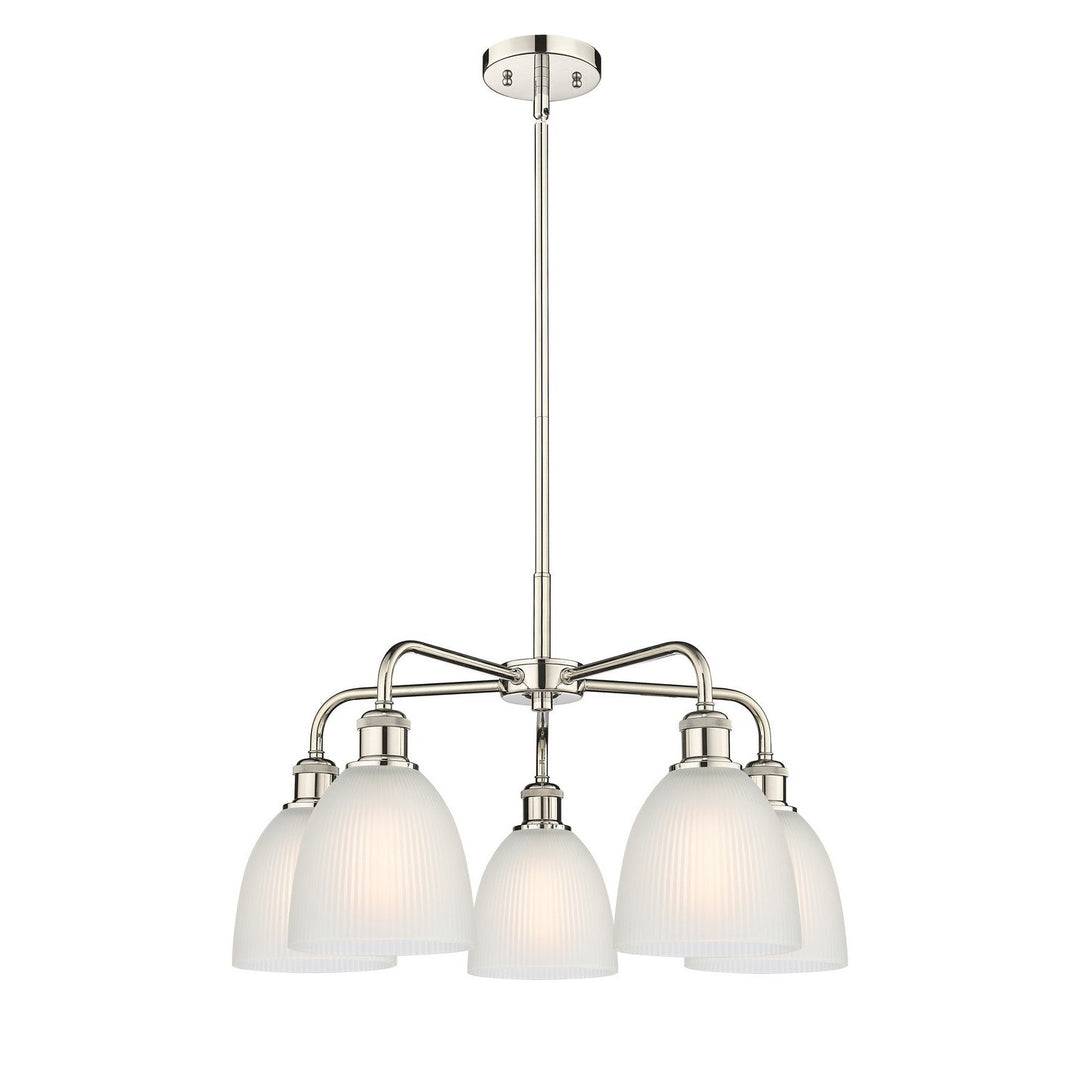 Innovations Downtown Urban 516-5CR-PN-G381 Chandelier Light - Polished Nickel