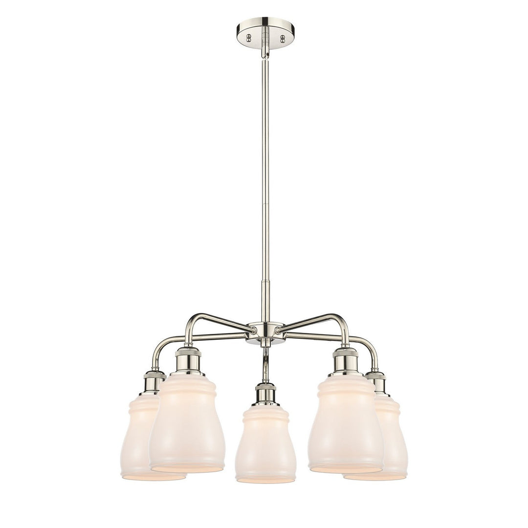 Innovations Downtown Urban 516-5CR-PN-G391 Chandelier Light - Polished Nickel