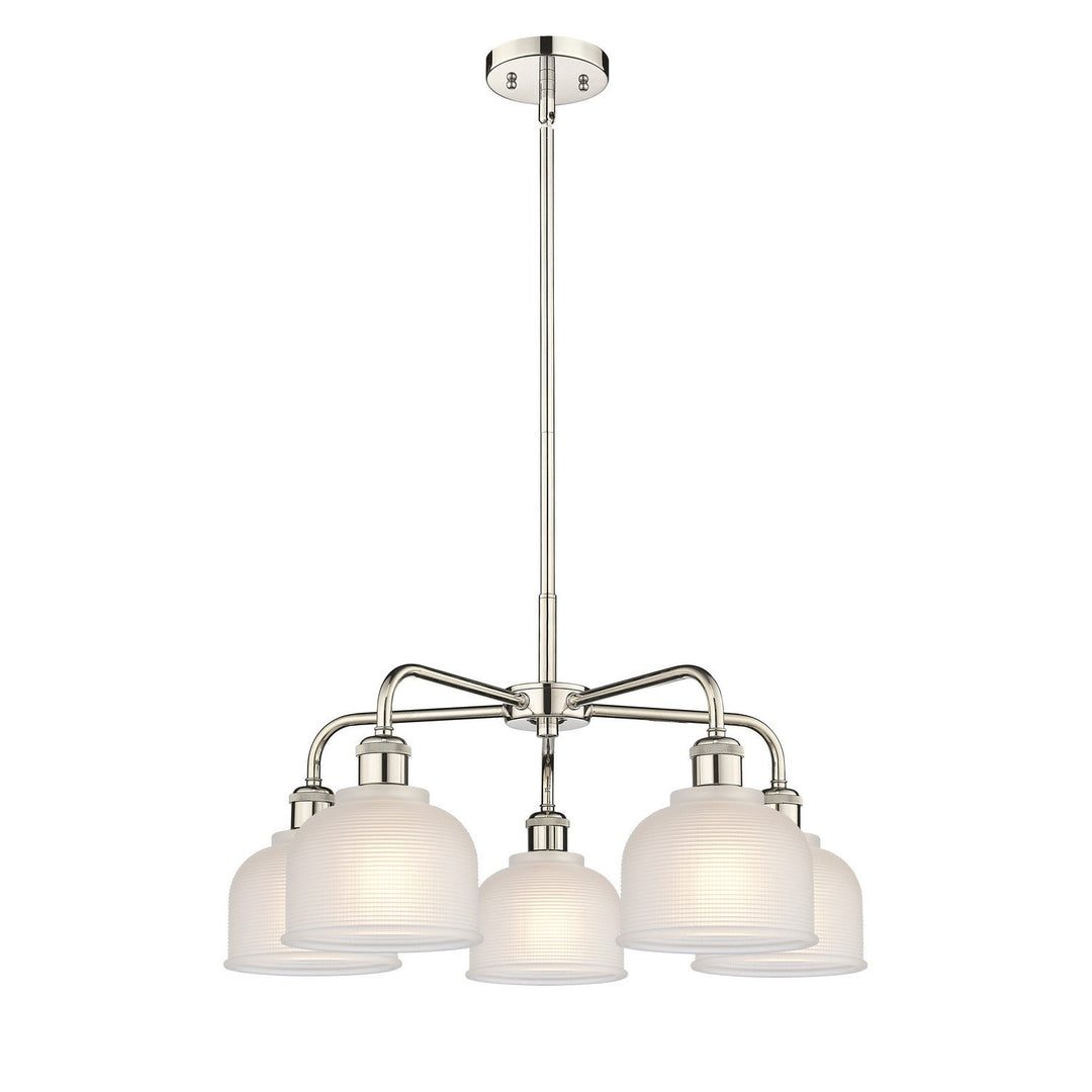 Innovations Downtown Urban 516-5CR-PN-G411 Chandelier Light - Polished Nickel