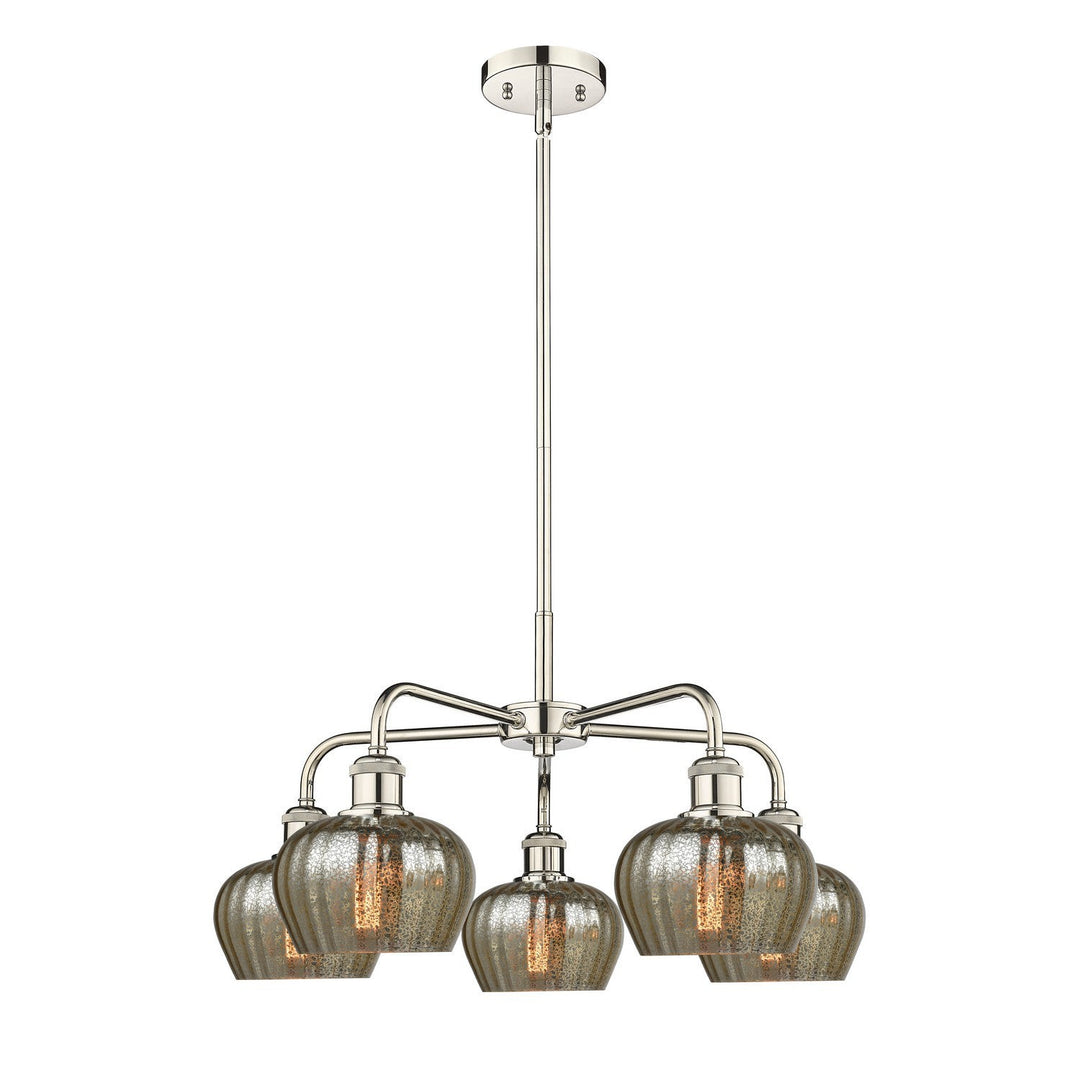 Innovations Downtown Urban 516-5CR-PN-G96 Chandelier Light - Polished Nickel