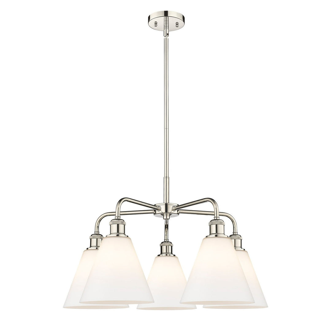 Innovations Downtown Urban 516-5CR-PN-GBC-81 Chandelier Light - Polished Nickel