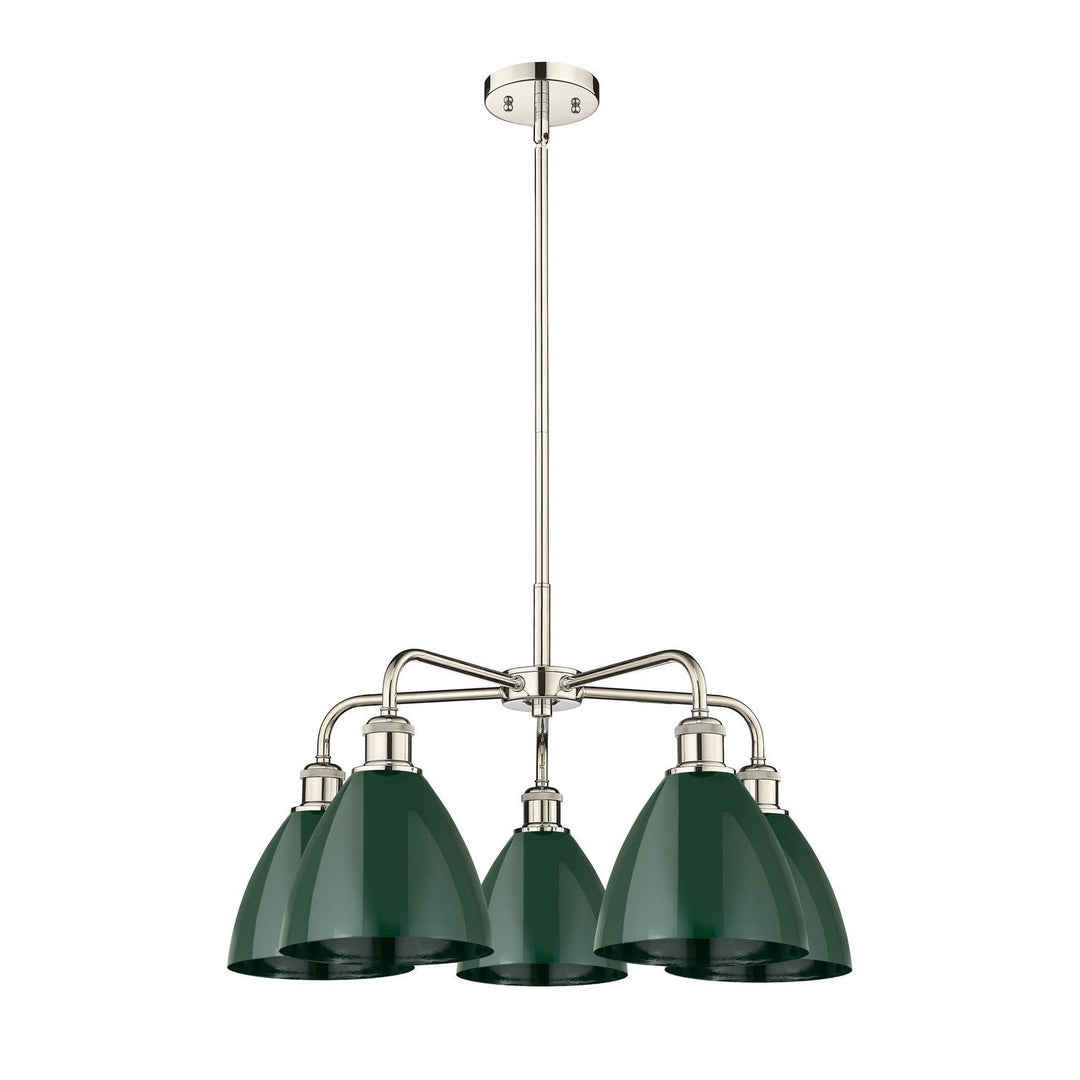 Innovations Downtown Urban 516-5CR-PN-MBD-75-GR Chandelier Light - Polished Nickel