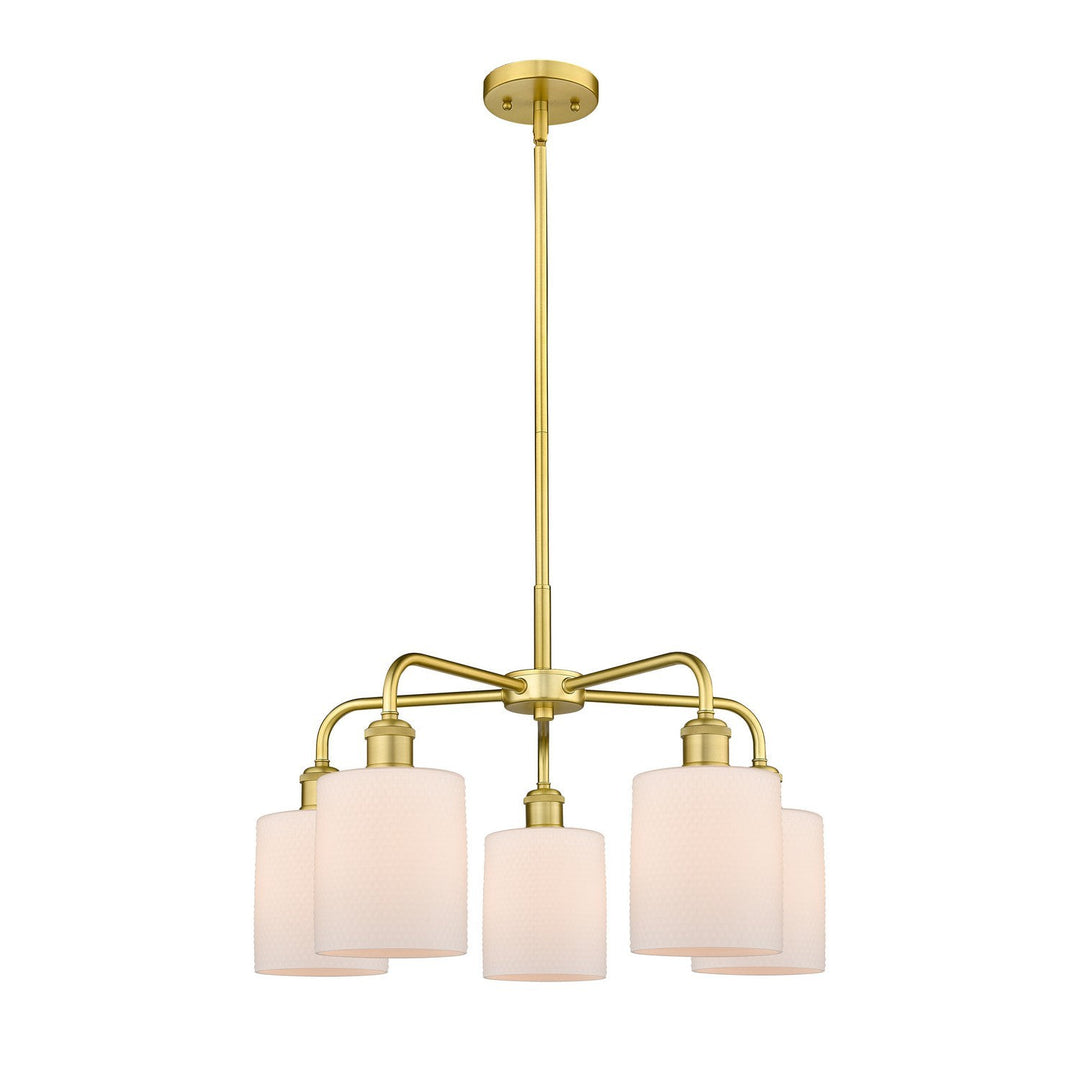 Innovations Downtown Urban 516-5CR-SG-G111 Chandelier Light - Satin Gold