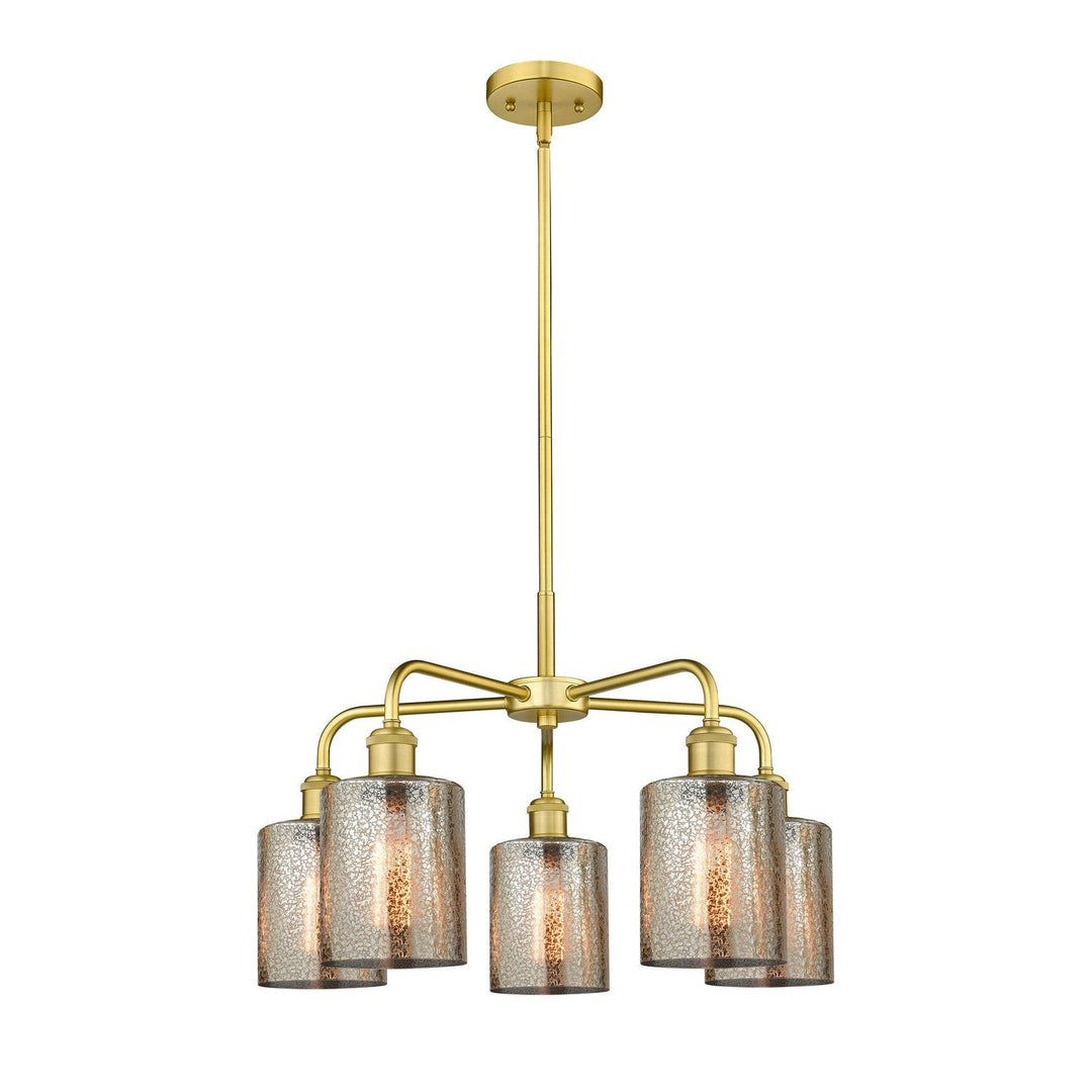 Innovations Downtown Urban 516-5CR-SG-G116 Chandelier Light - Satin Gold