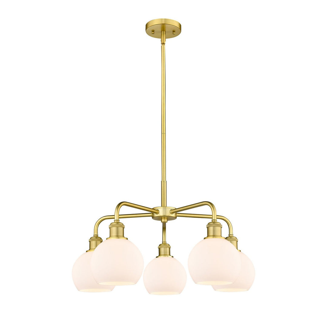 Innovations Downtown Urban 516-5CR-SG-G121-6 Chandelier Light - Satin Gold