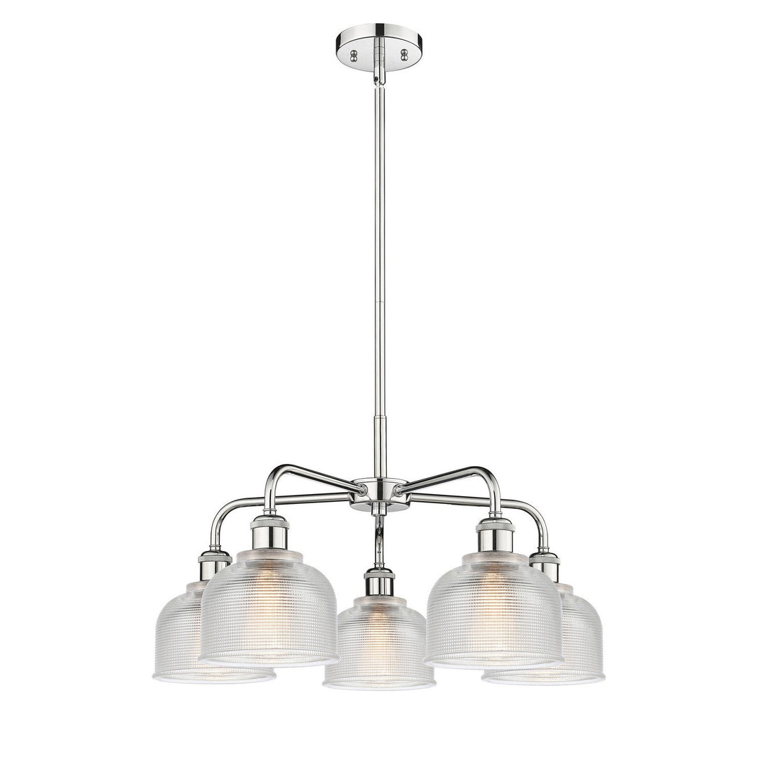 Innovations Downtown Urban 516-5CR-PC-G412 Chandelier Light - Polished Chrome