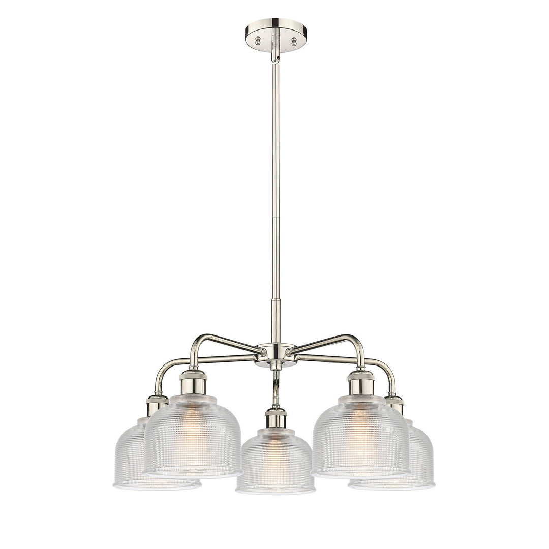 Innovations Downtown Urban 516-5CR-PN-G412 Chandelier Light - Polished Nickel