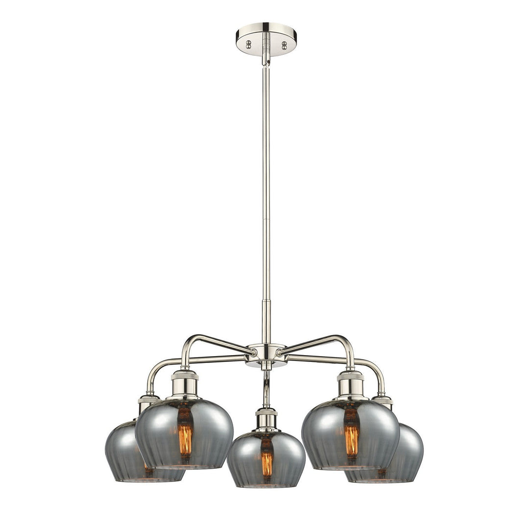 Innovations Downtown Urban 516-5CR-PN-G93 Chandelier Light - Polished Nickel