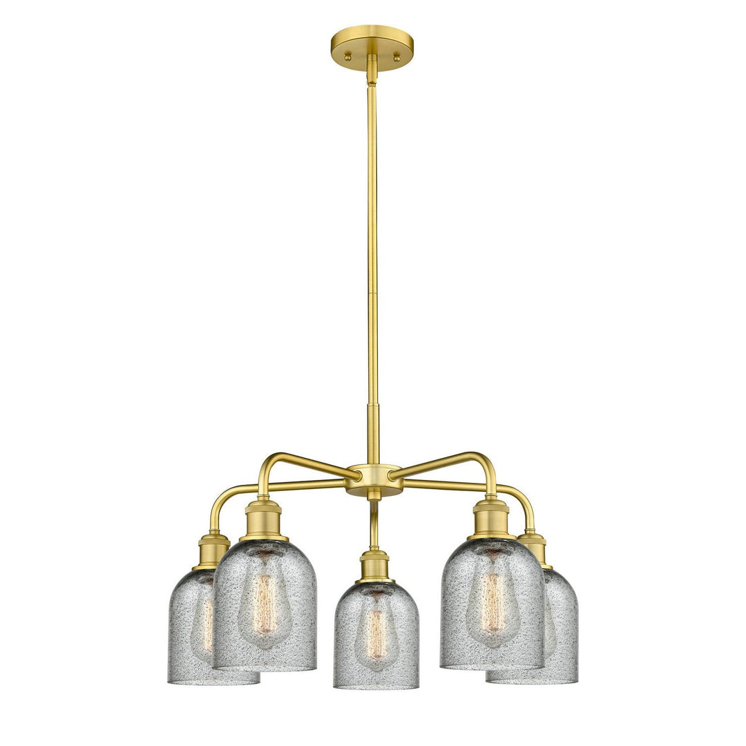 Innovations Downtown Urban 516-5CR-SG-G257 Chandelier Light - Satin Gold