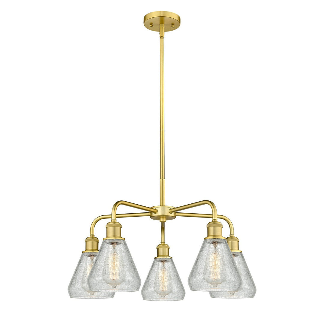 Innovations Downtown Urban 516-5CR-SG-G275 Chandelier Light - Satin Gold