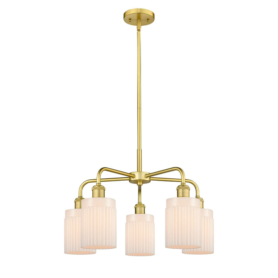 Innovations Downtown Urban 516-5CR-SG-G341 Chandelier Light - Satin Gold