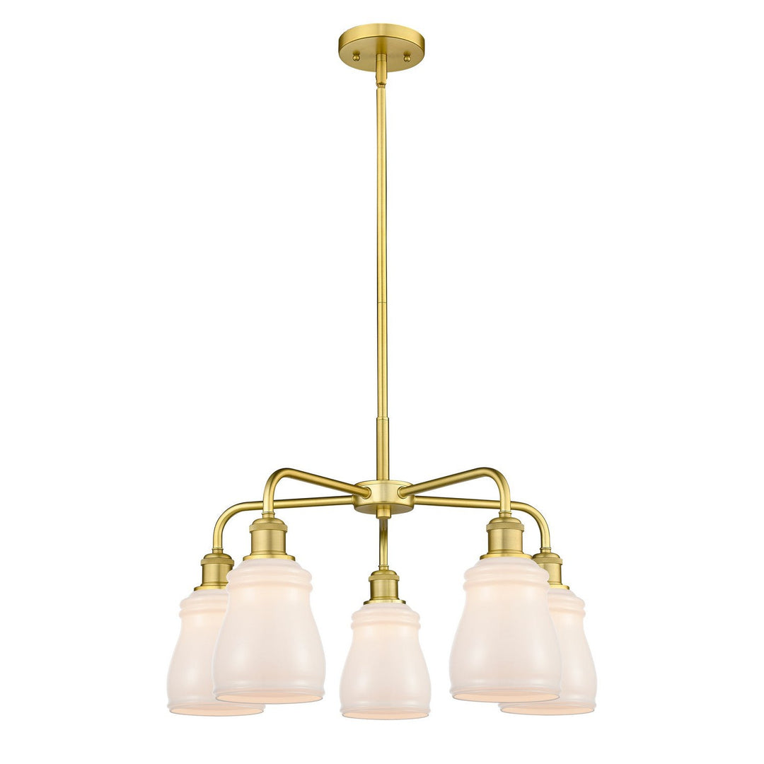 Innovations Downtown Urban 516-5CR-SG-G391 Chandelier Light - Satin Gold