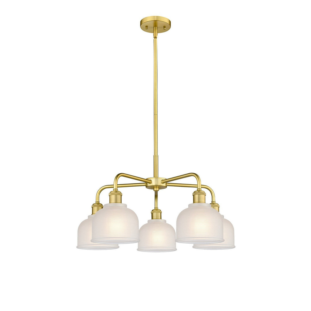 Innovations Downtown Urban 516-5CR-SG-G411 Chandelier Light - Satin Gold