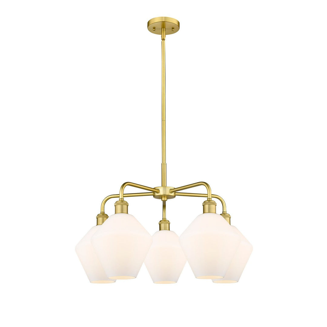 Innovations Downtown Urban 516-5CR-SG-G651-8 Chandelier Light - Satin Gold